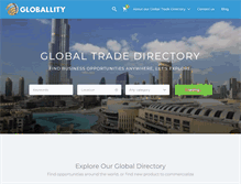 Tablet Screenshot of globallity.com